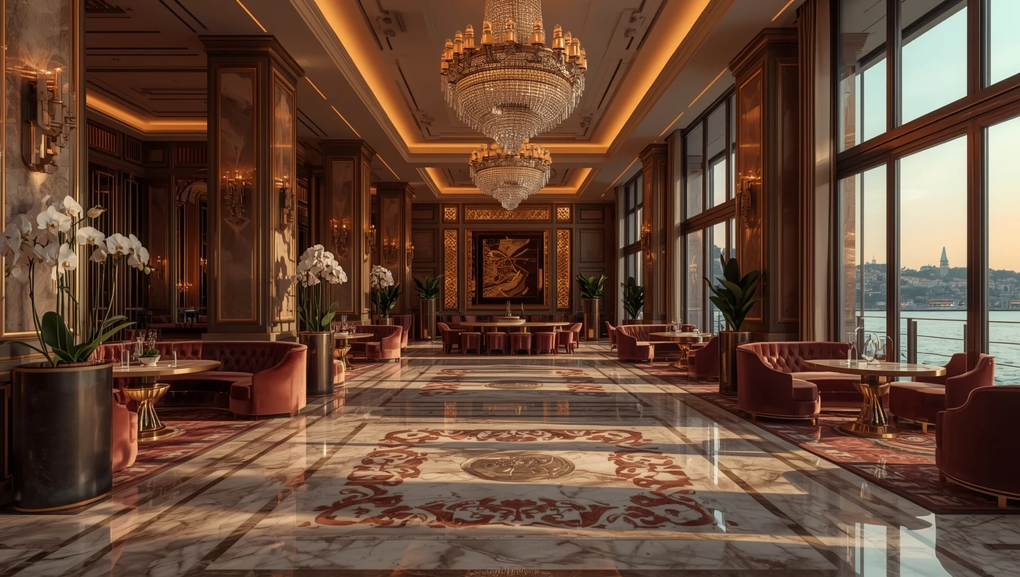 Maison Rose otel lobisi