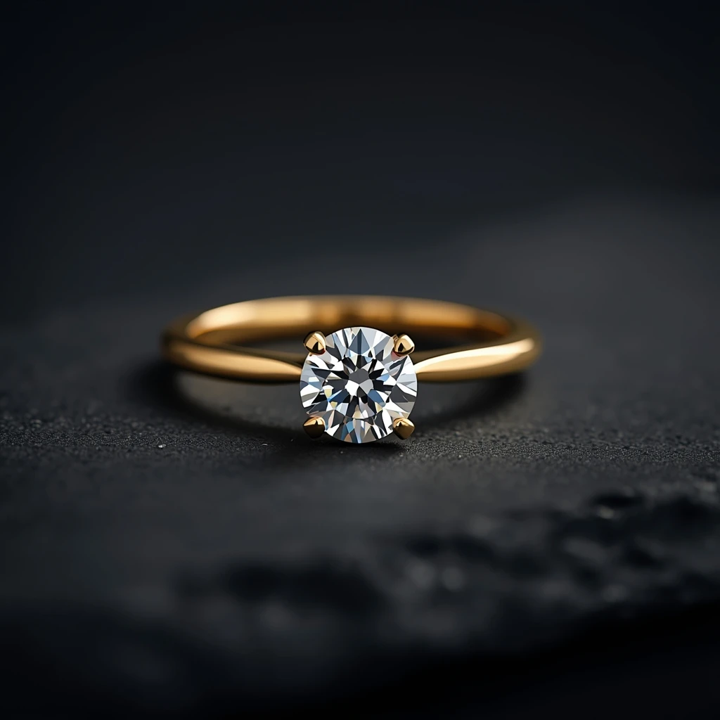 Pırlanta Tektaş Yüzük